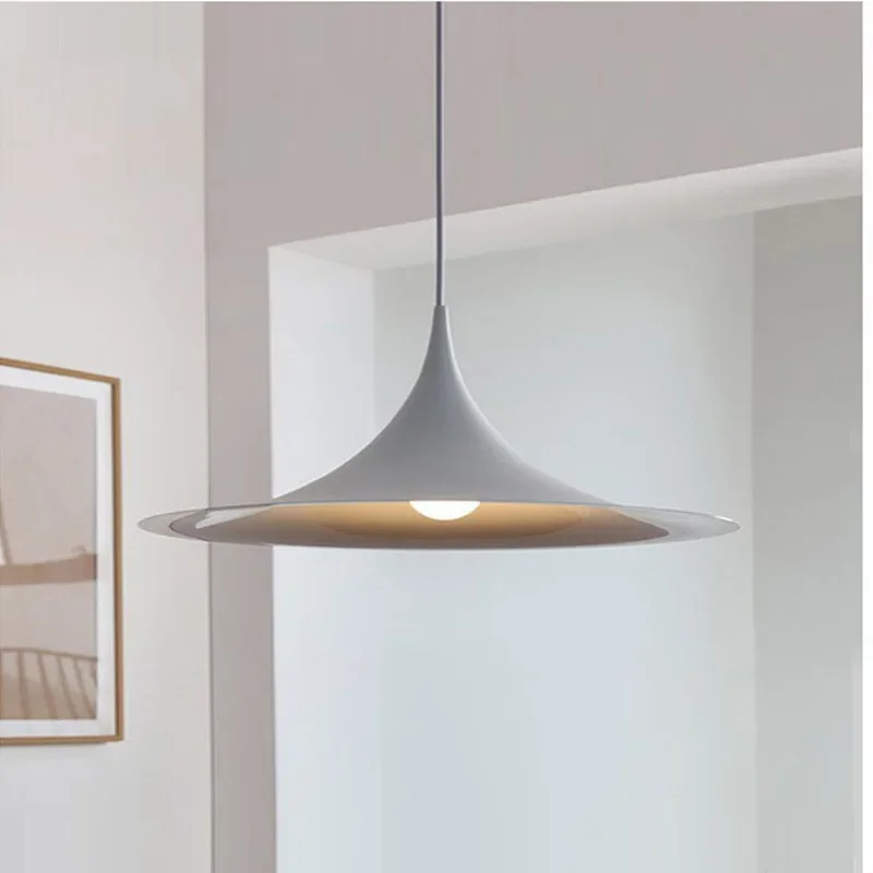 

Danish Designer Nordic popular style alloy making Semi Pendant Lamp Minimalist Lighting for Bar Dining Room