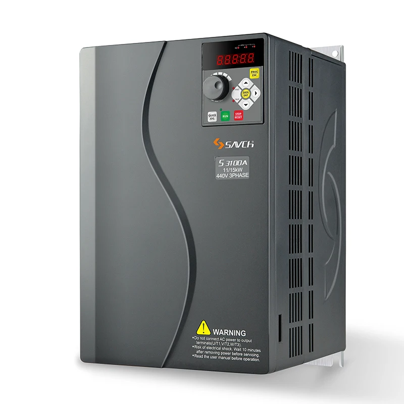 7.5Kw 11Kw 15Kw VFD 3 المرحلة 380V منخفضة التكلفة محرك تيار متردد متغير تردد العاكس