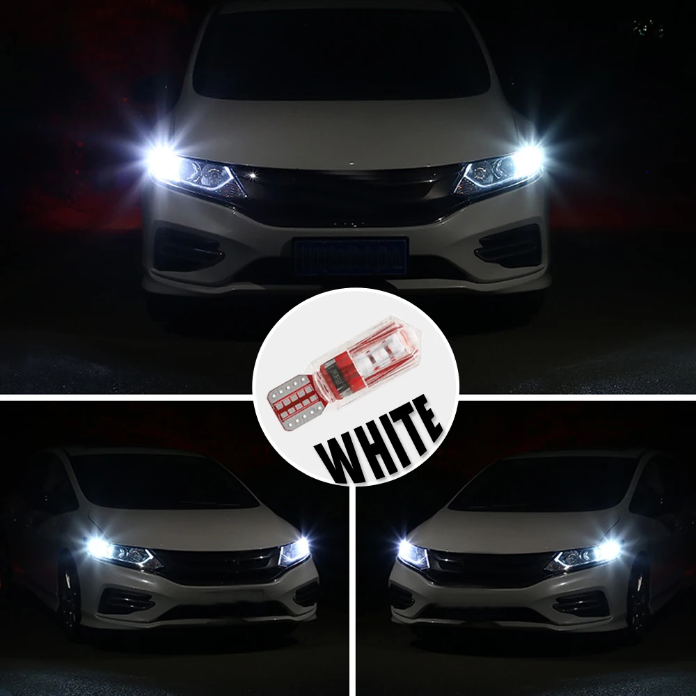 1pc Auto Light Accessories Universal Car T10 Headlight Bulbs Replaceable Car Running Lights Width Lamp Car License Plate Light