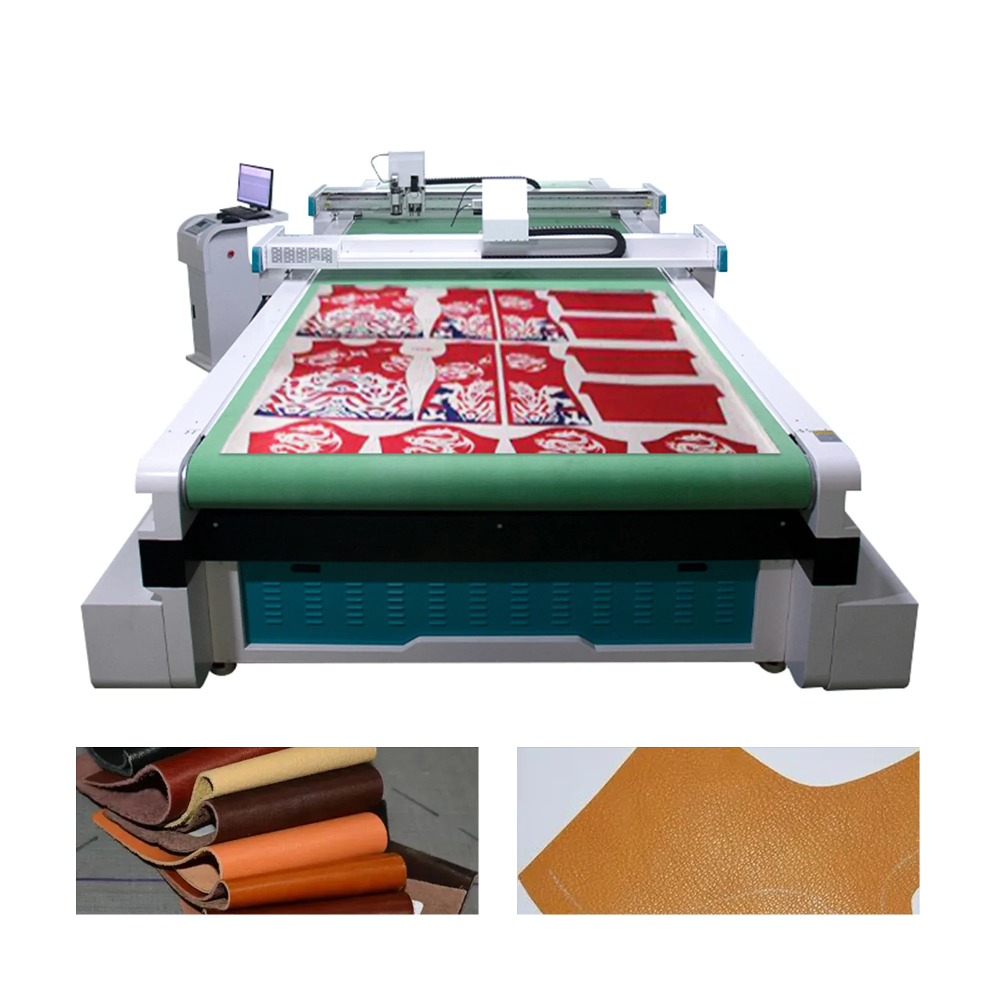 Bangzheng Precision automatic leather and artificial leather plotting and cutting machine