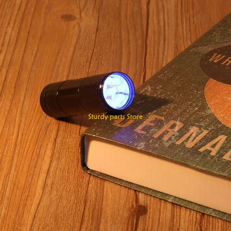 

97QC Мини-обнаружение 9 светодиодных УФ-ультрафиолетовых фонариков, черный фонарь, лампа, новинка