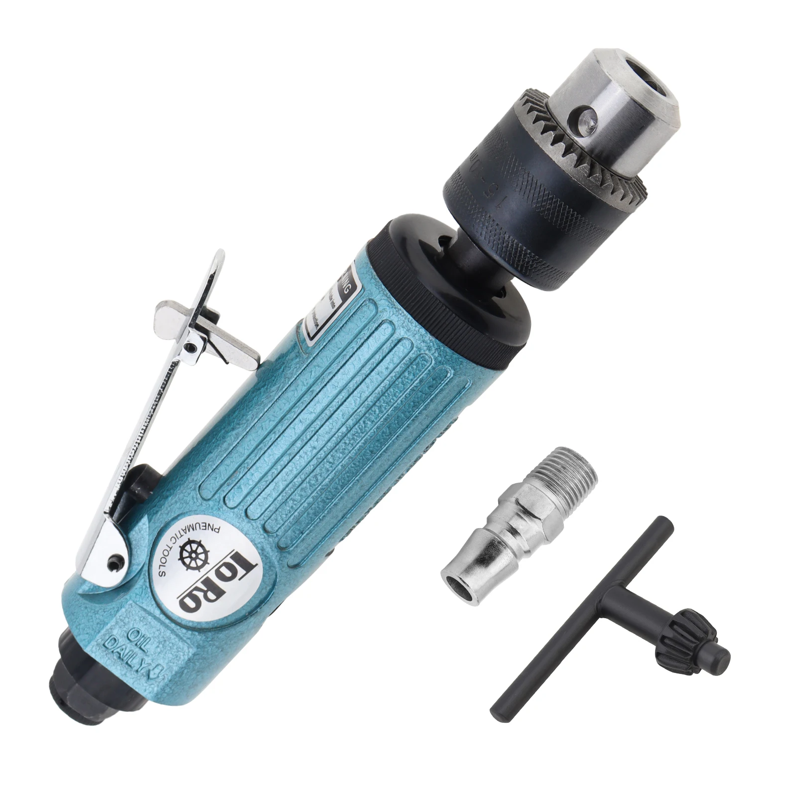 Wiertarka pneumatyczna TORO 22000RPM, szybka wiertarka pneumatyczna z uchwytem wiertarskim 1.5-10mm do wiercenia / szlifowania — zdjęcie 3
