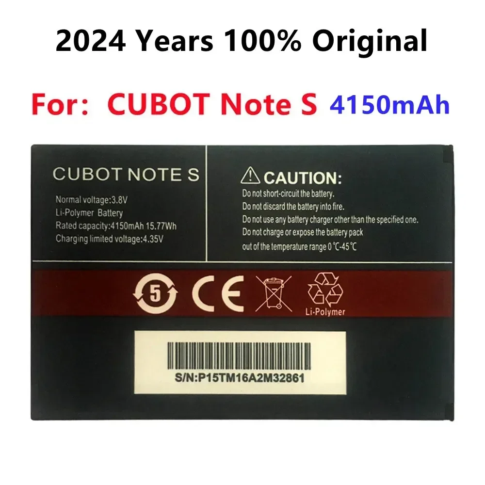 For CUBOT Note S Battery 4150mAh 100% New Original Replacement Backup Battery For CUBOT Note S Cell Phone