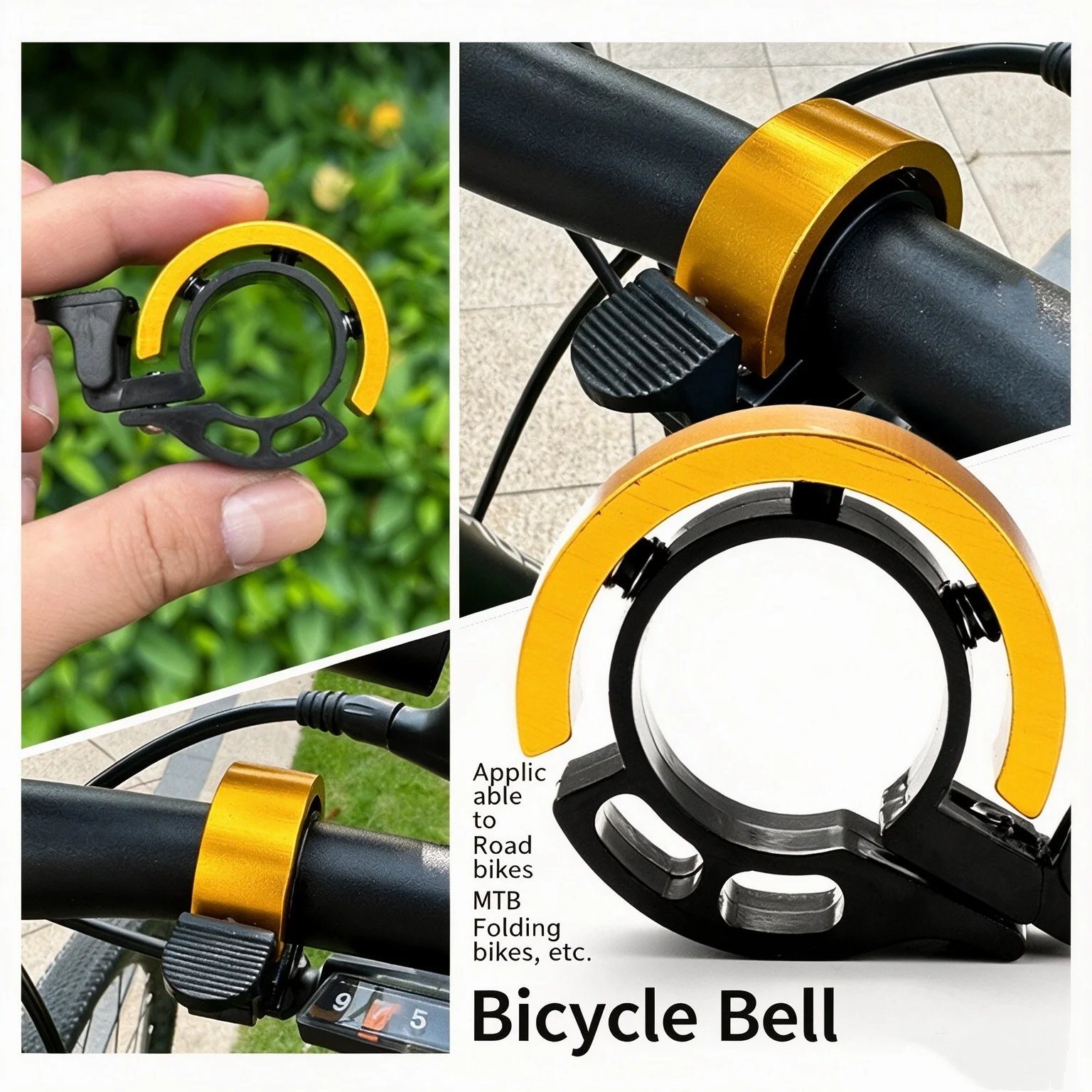 Bicycle Bell MTB Bicycle Horn Alloy Bike Ring Sound Beep Timbre Alarm Universal Bicycle Safety Bell Bicycle Accessories - view 5