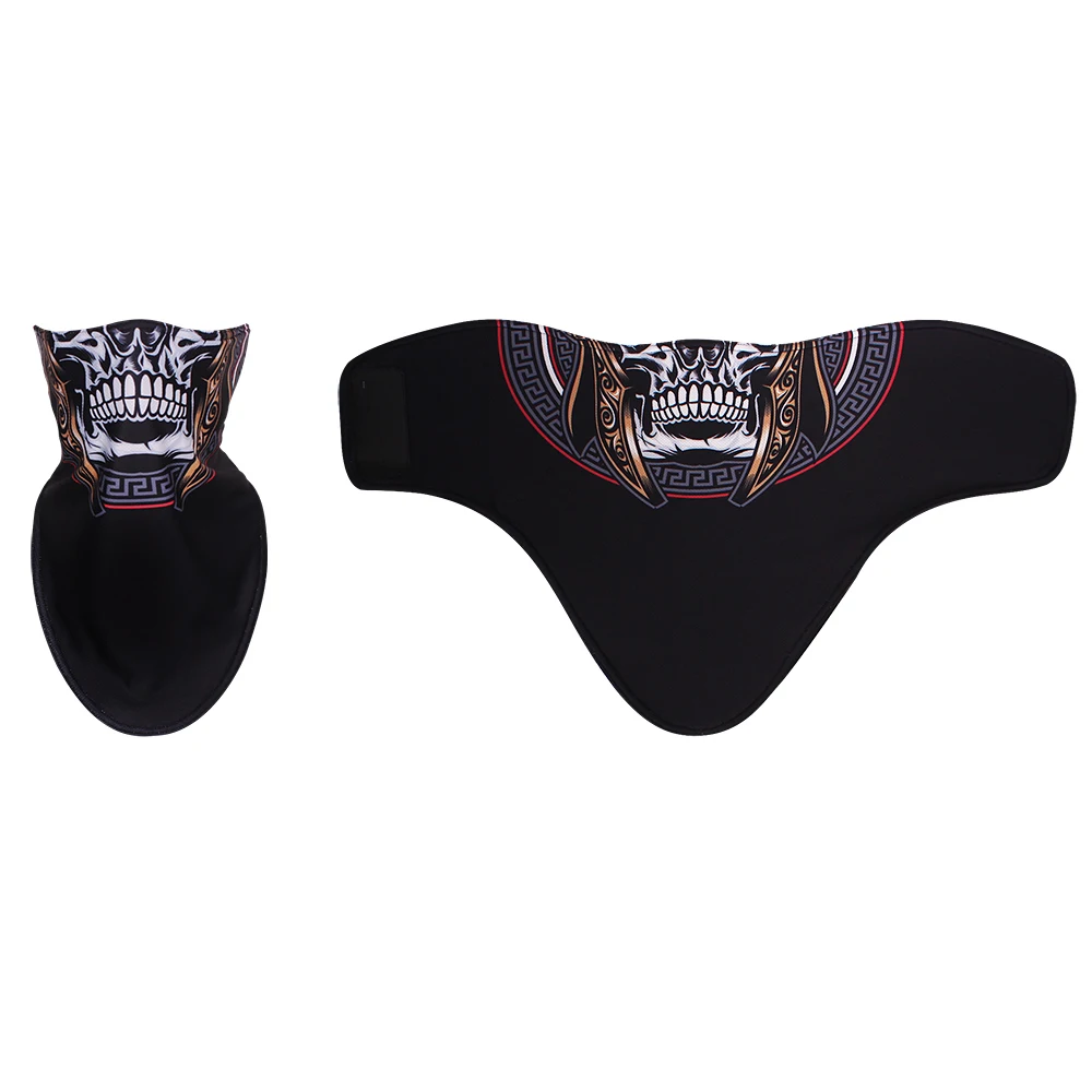 Fleece Ski Scarf, Outdoor Face Mask Fleece Triangle Scarf Ski Mask Cycling Motorcycle Skull Caps Helmet Balaclava, Face Cover view 6