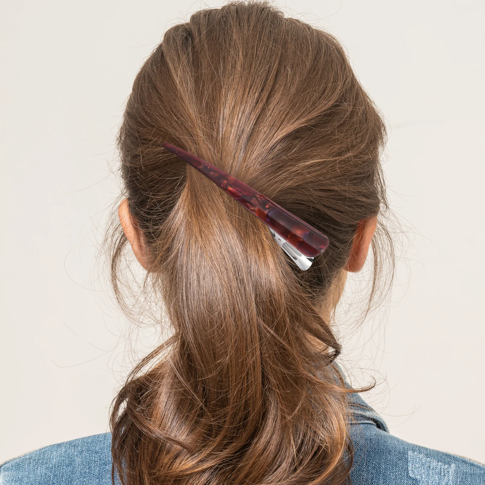 

3Pcs Large Hair Clips for Women and Girls Long Hairstyle Hairpin Acrylic Material Elegant Vintage Hair Accessories for Banquet