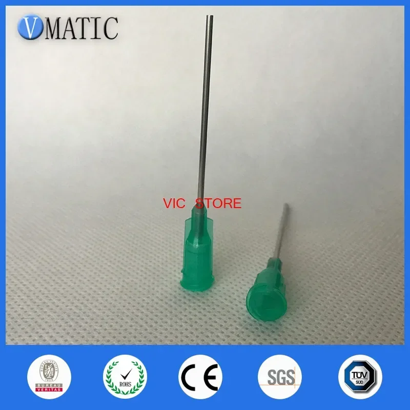 Free Shipping Non Sterilized 100Pcs 18G Blunt Dispensing Needles With 1'' Inch Tube Length