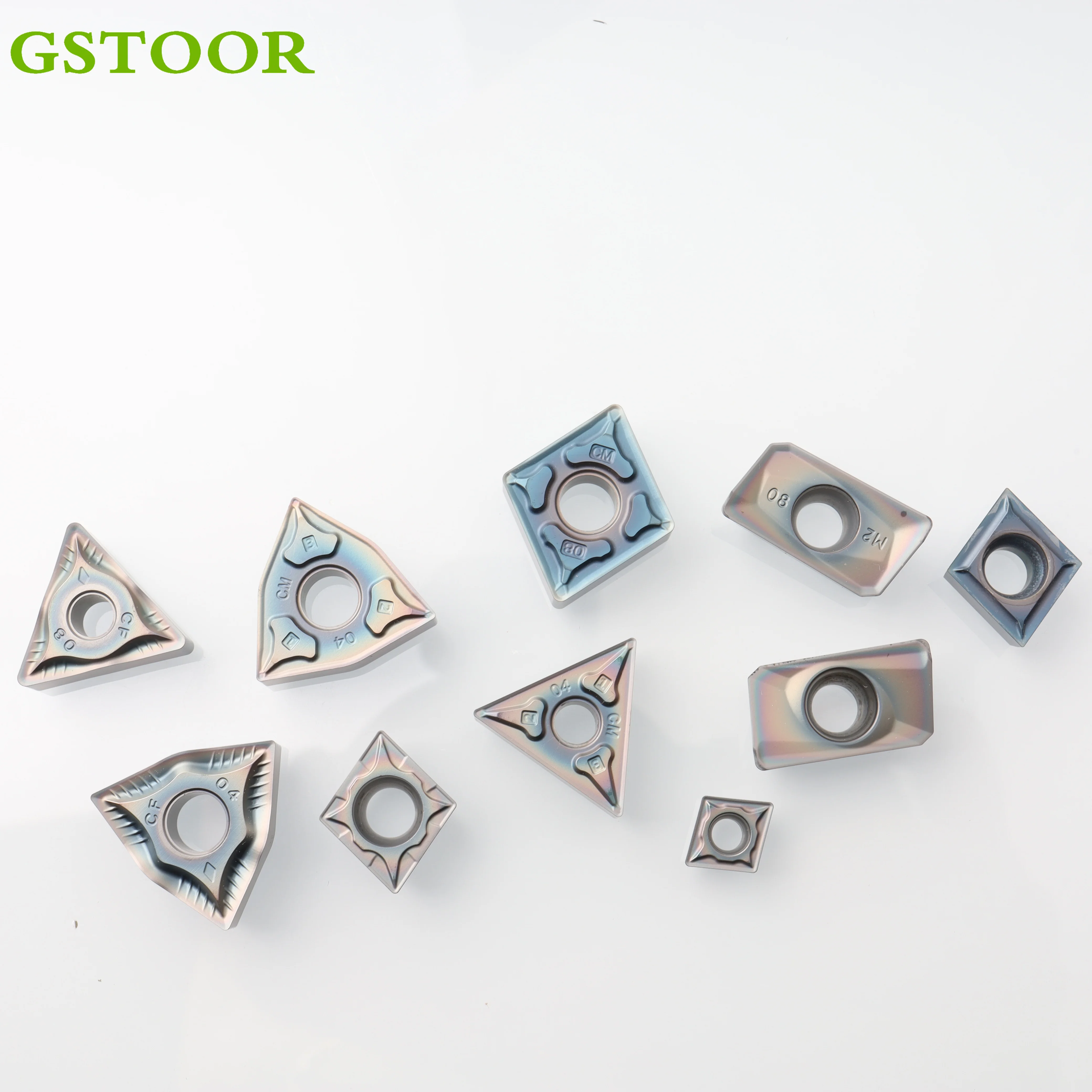 

APMT1135/1604 CCMT060204/08 CCMT09T302/04/08 TNMG160404/08 WNMG080404/08 CM Hardened Steel Turning Tools CNC Carbide Inserts