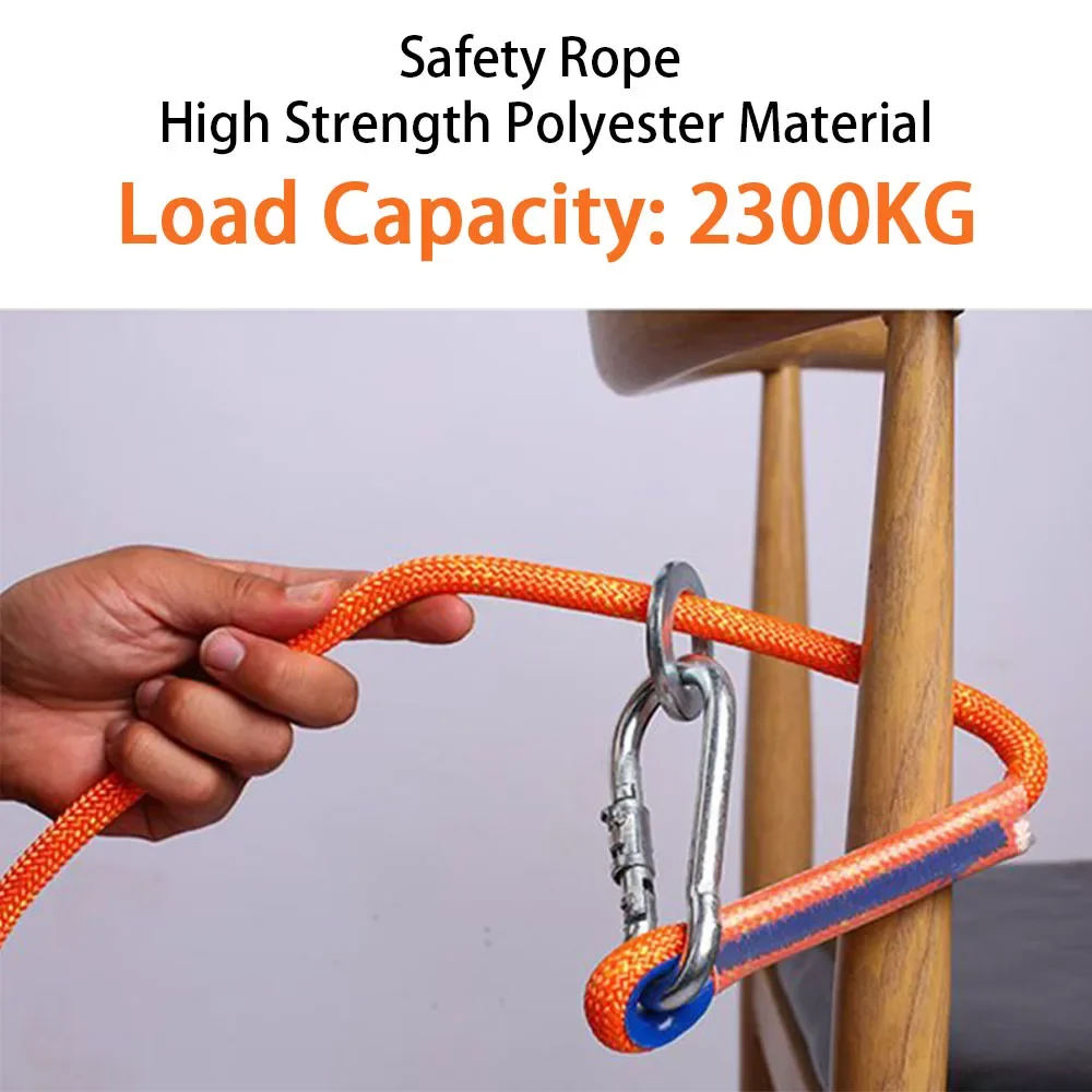 High-altitude Work Safety Belt Full Body Harness Rope Outdoor Climbing Electrician Construction Anti-fall Protection Equipment