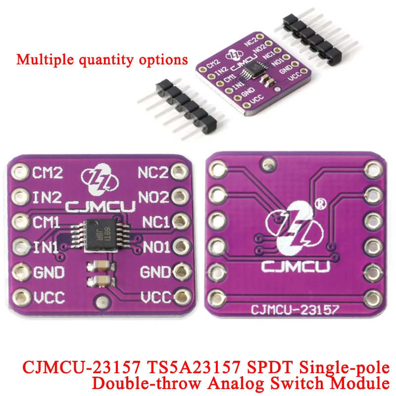 1-10Pcs TS5A23157 Dual Single-Pole Double-Throw 10ohm SPDT Analog Switch Module Development Board CJMCU-23157 TS5A23157DGSR Chip