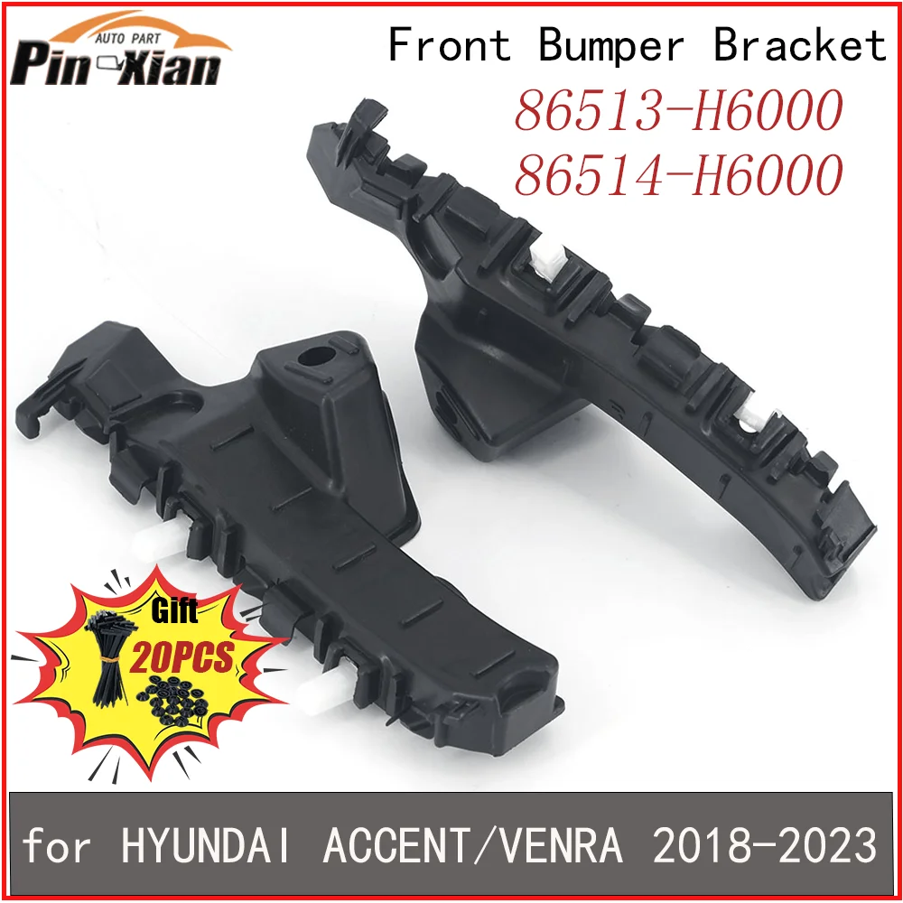 

86513H6000 86514H6000 Universal Front Lip Side Bumper Bracket for Hyundai ACCENT/VENRA 2018 2019 2020 2021-2023 Car Accessories