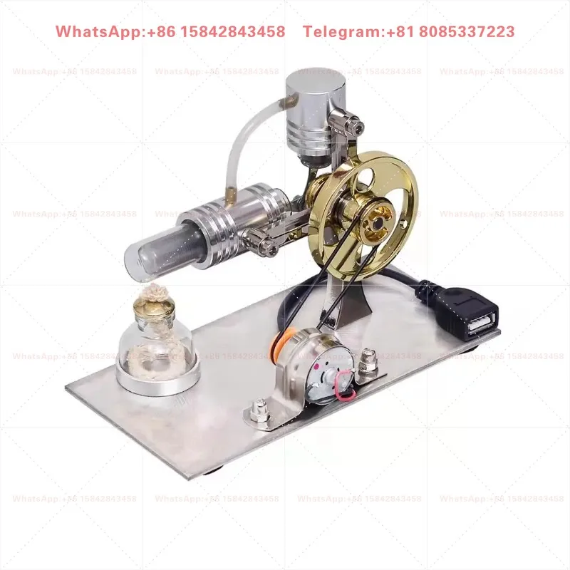 Steam Engine Model Physics Science Experiment Toy Mini Invention Educational Kit