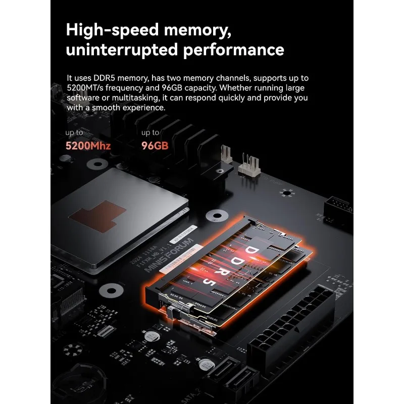 اللوحة الأم BD795M M-ATX اللوحة الأم، AMD Ryzen 9 7945HX، 16C/32T، حتى 5.4 جيجا هرتز، فتحة PCIe 4.0 x16، فتحات NVMe M.2 المزدوجة