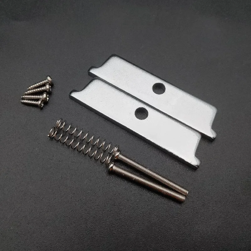 DIY Humbucker Electric Guitar Kit - Double Coil Pickup with Bobbin Ceramic Bar Cable Blade Baseplate Plastic Gasket Guitar Parts
