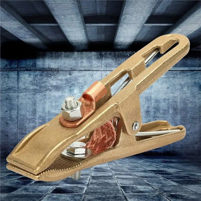 AAAN-Earth Cable Grip Heavy Duty 500A Capacity High Conductivity Clip Welding Earth Clamp