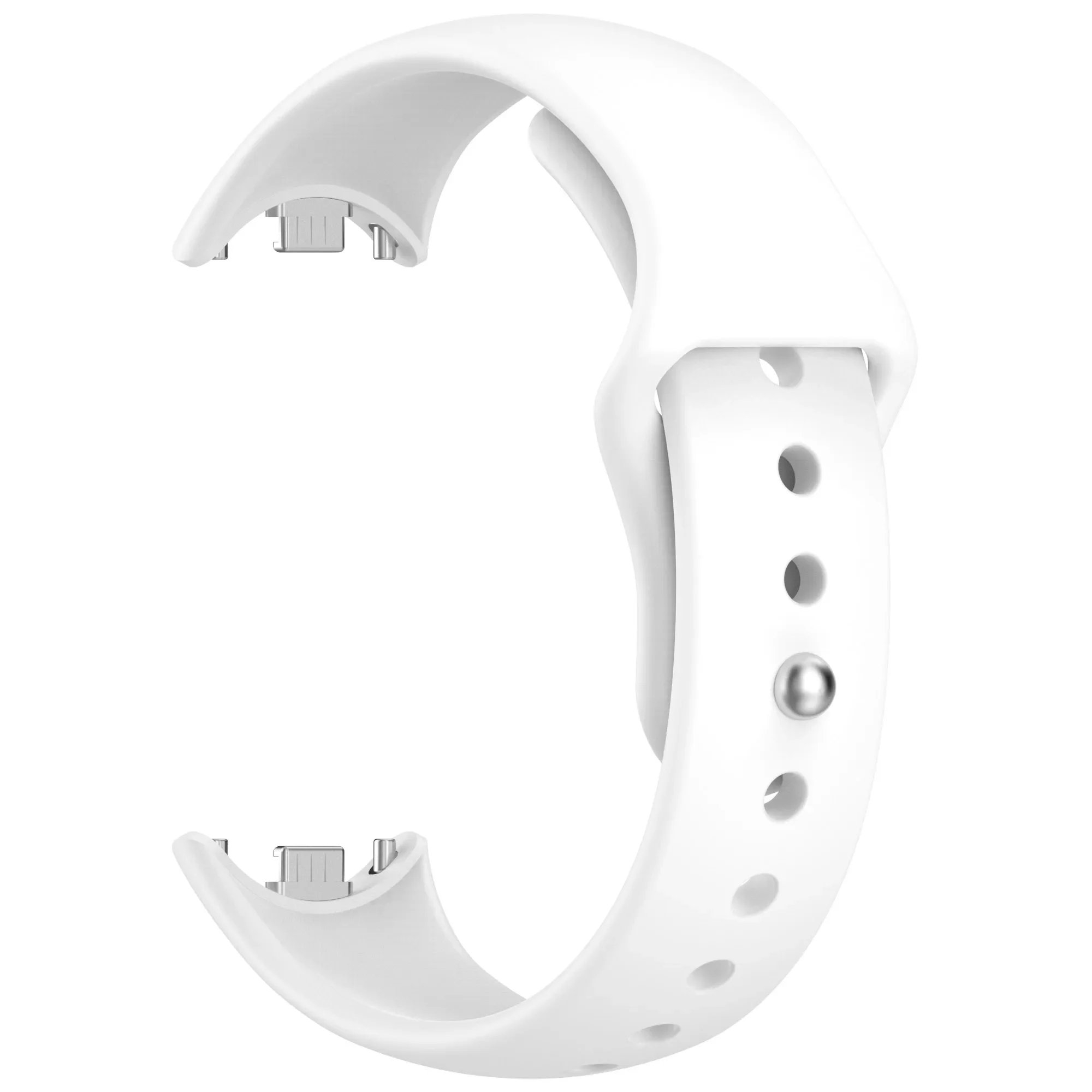 Sports Silicone Strap For Xiaomi Band 10/9/8 Soft Comfortable Metal buckle Bracelet Wristband For Miband 8/9/10 ReplaceableBelt