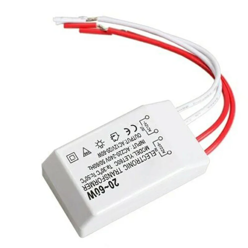 

Parts Electronic Transformer Home Office Light Chandeliers Adapter Spare Small Stable Replacement 220V To AC12V