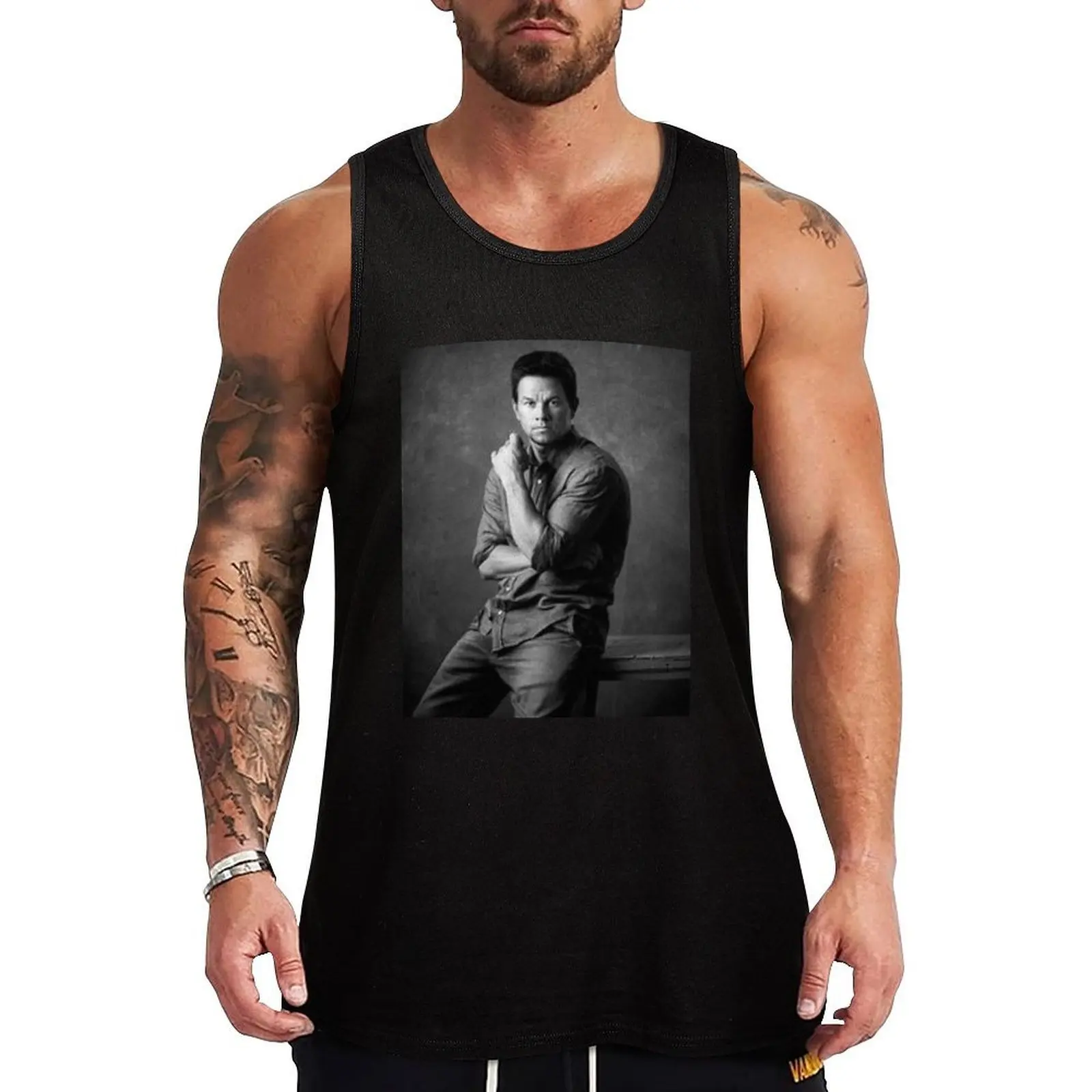 Mark Wahlberg Tank Top Relaxed Fit Tank Top Casual Sleeveless Everyday Shirt