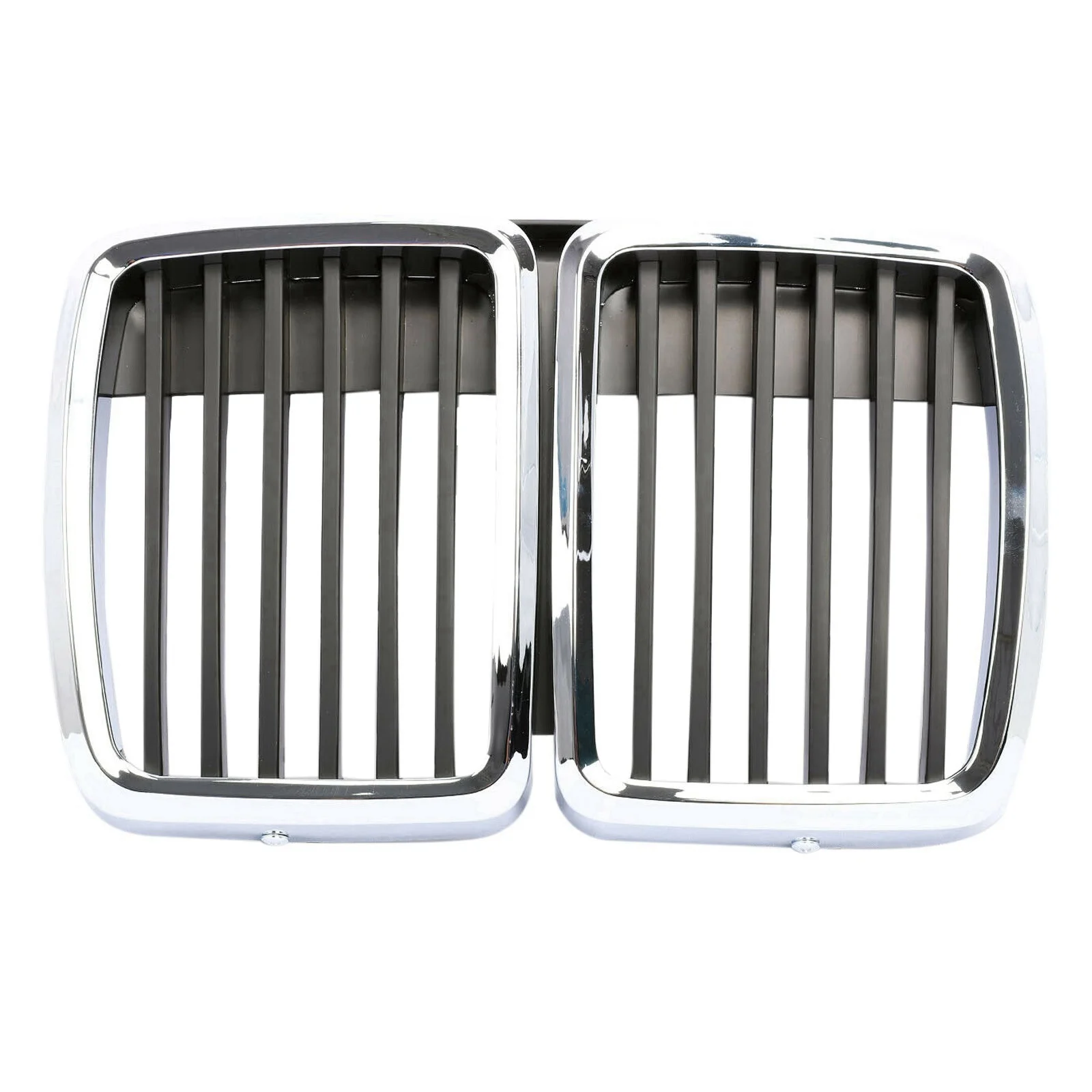 Front Hood Kidney Grille Grill Center Chrom Black for BMW E30 M3 3 Serie 1982-1991