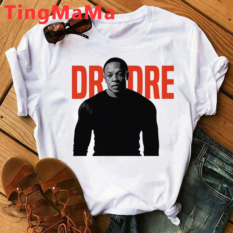 The Chronic Dr. Dre T Shirt Men Street Hip Hop Rap Rnb Style T-shirt Unisex Cartoon Graphic Tees Harajuku Tops Tshirt Male