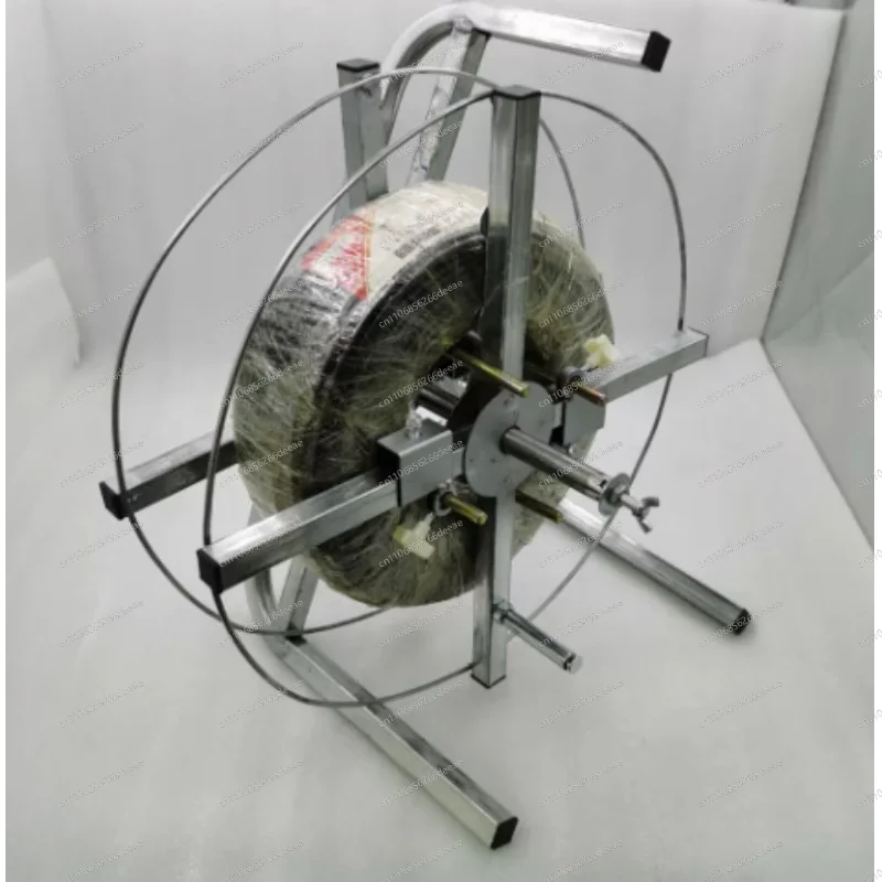 Portable Cable Dispenser Stand, Industrial Wire Reel Holder for Electricians and Construction