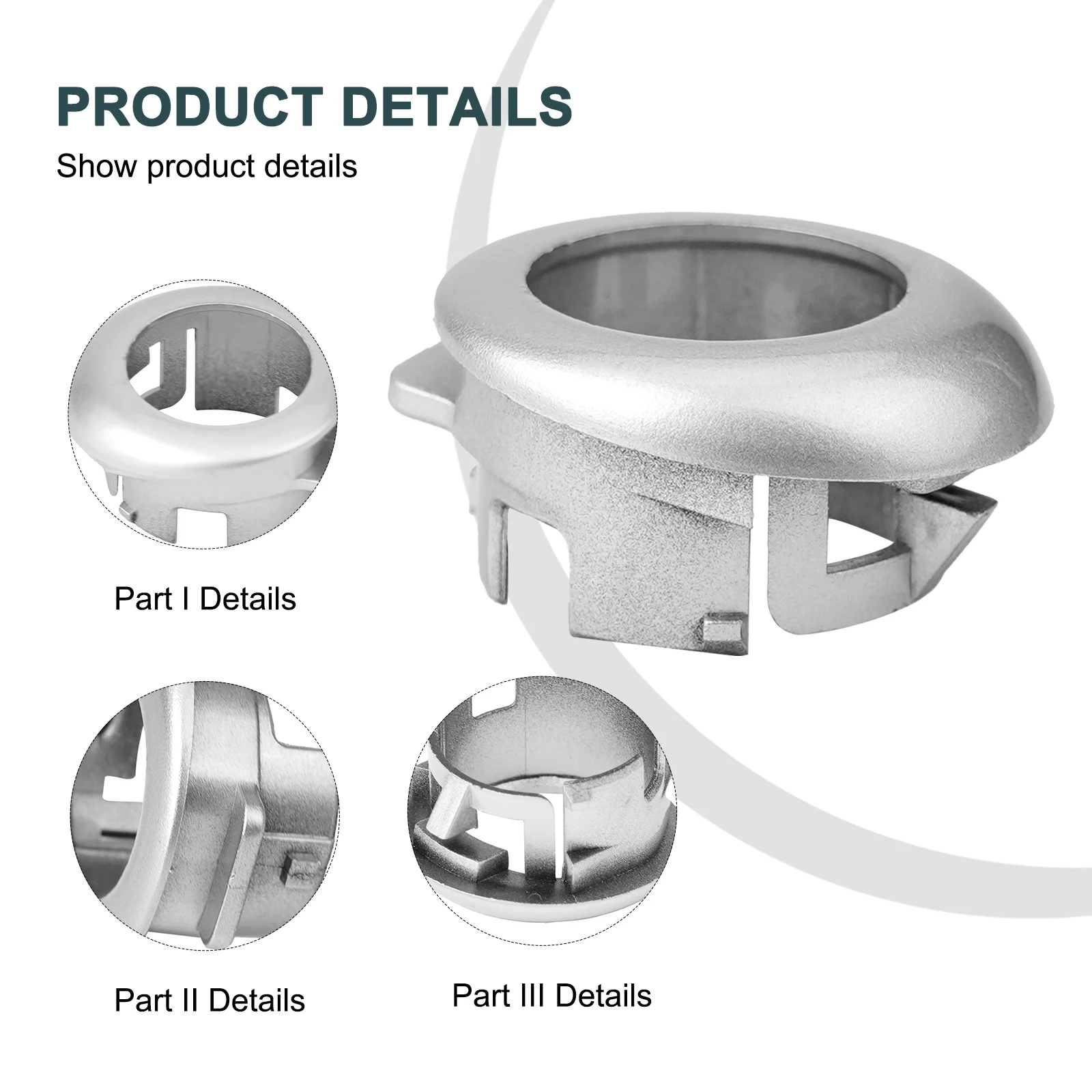 

Sensor Retainer ParkingSensor Holder Bracket PDC PDC Parking Sensor Retainer Plastic Plug-and-play Car Electronics