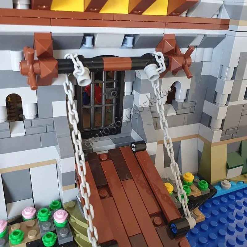 Nuevo 3026 Uds. Castillo Medieval fortaleza bloques de construcción modelo de ladrillos montaje apto para niños sorpresa regalo de cumpleaños conjunto