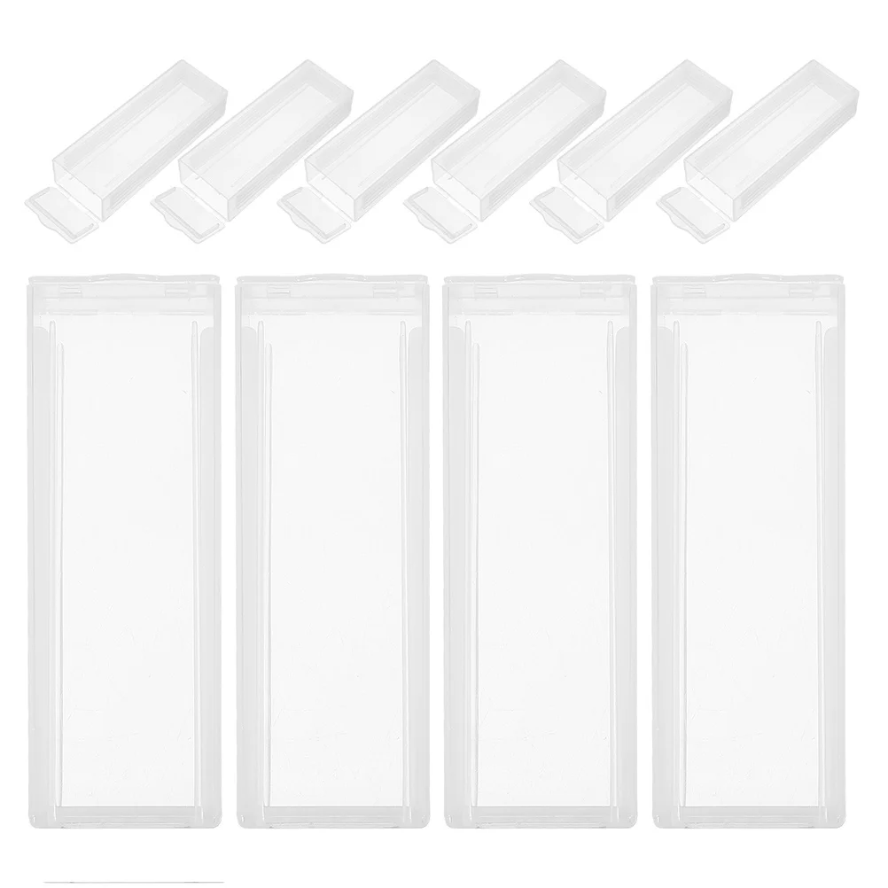 

20Pcs Reusable Slide Boxes for Microscope Slides Clear Plastic Slide Storage Container Fit Ideal for Pathology and