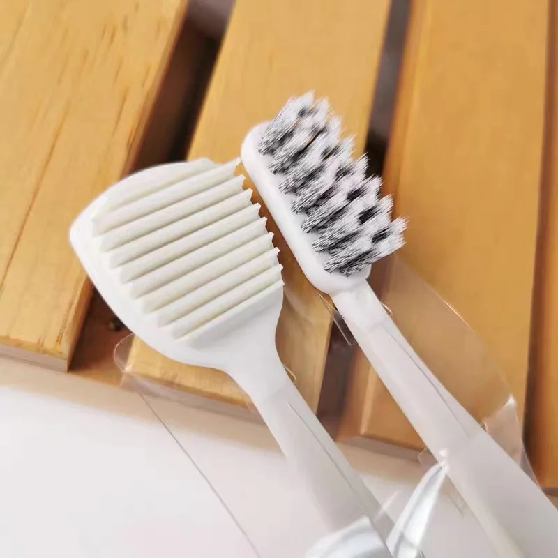 Brosse à dents en spirale en silicone pour adultes, revêtement de langue, spécialisée, petite tête imbibée, couple, ménage, articles de voyage, 2 pièces