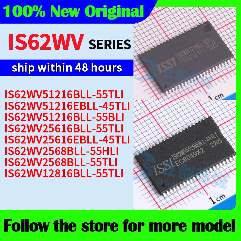 

IS62WV51216BLL-55TLI IS62WV51216EBLL-45TLI IS62WV51216BLL-55BLI IS62WV25616BLL-55TLI IS62WV25616EBLL-45TLI IS62WV2568BLL-55HLI