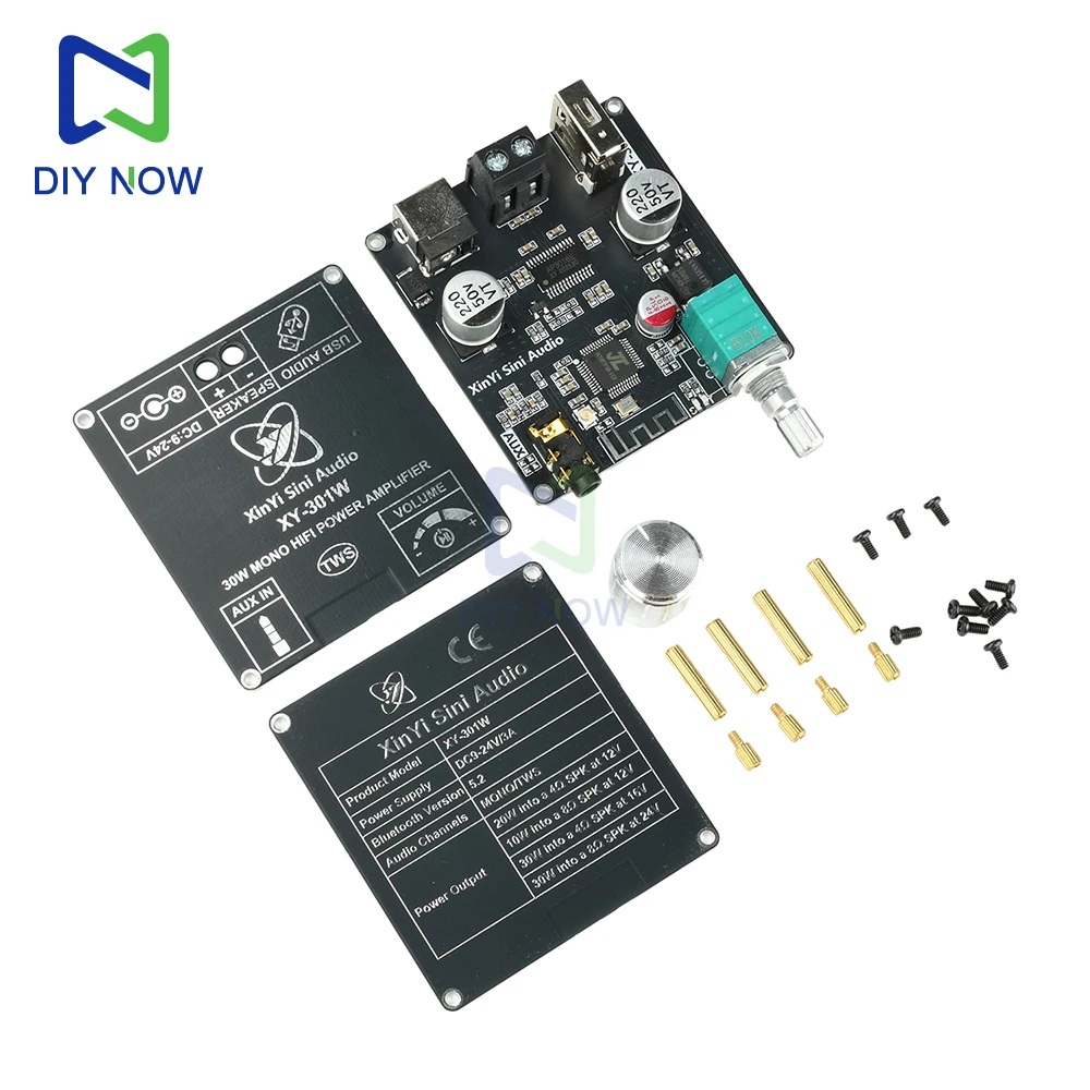 XY-301W أحادية 30 واط بلوتوث مضخم الصوت الرقمي مجلس TWS صحيح صوت ستيريو لاسلكي لمكبرات الصوت مع تيار مستمر 9-24 فولت دعم التطبيق #6