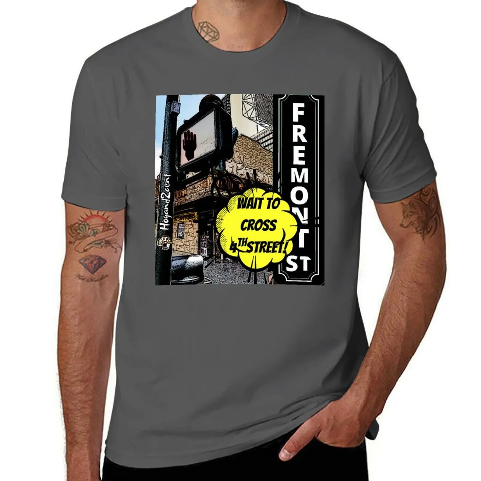 Wait street! cross to 4th T-Shirt Plus Size Short Sleeve T-Shirt