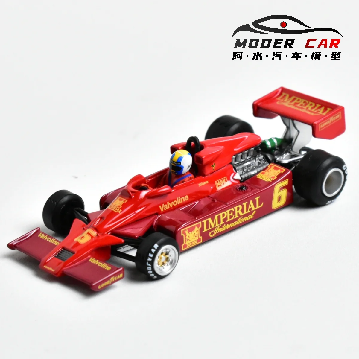 MINIGT 808 1:64 verzamelbare F1 Gunnar gegoten modelauto