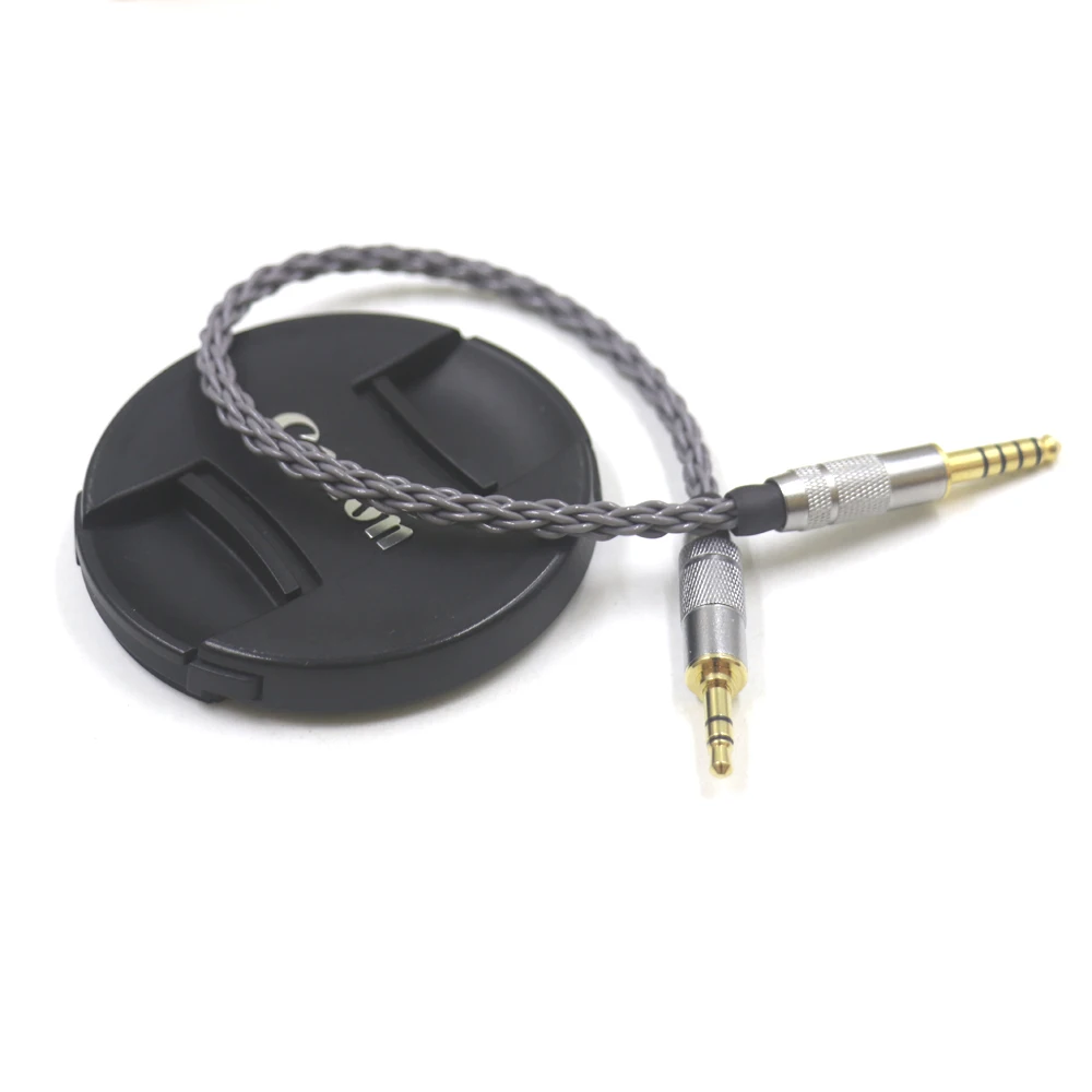 Hifi 4.4mm to 3.5mm Audio cable Silver plated 4.4mm Balance to 3.5 mm aux jack Balanced Audio Adapter Cable Male to Male