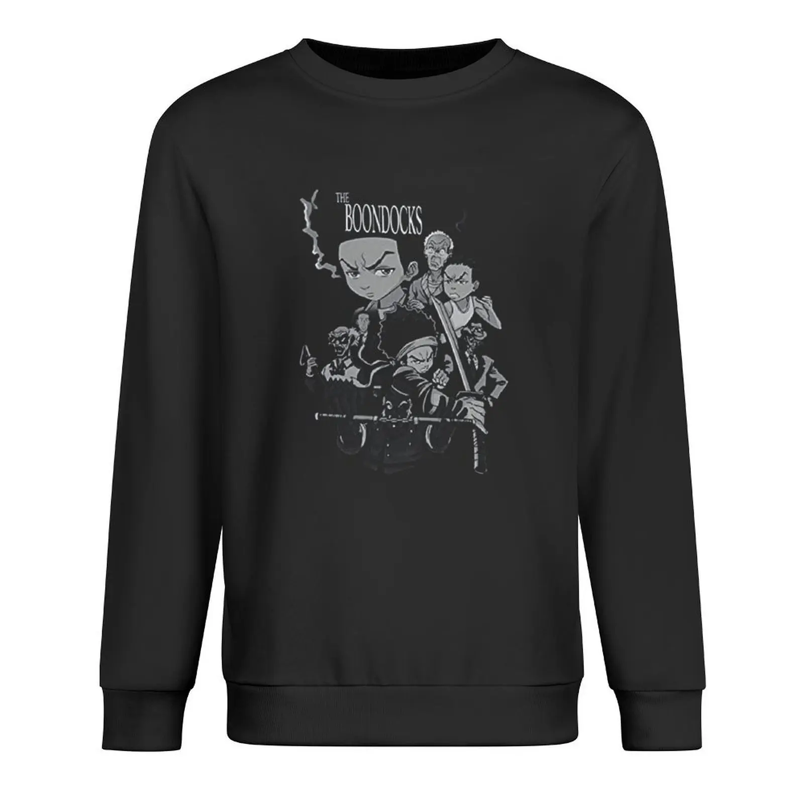 

The Boondocks Cartoon Pullover autumn korean autumn clothes male clothes men's winter sweater new in sweatshirts