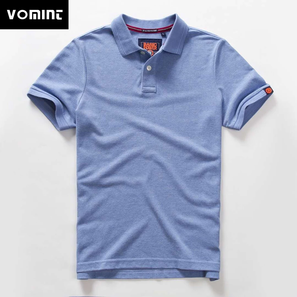 Summer Mens Polo shirts Cotton Shirts Short Sleeve Letter Embroidered Emblem Simple Shirt for Male Size M-3XL golf clothing