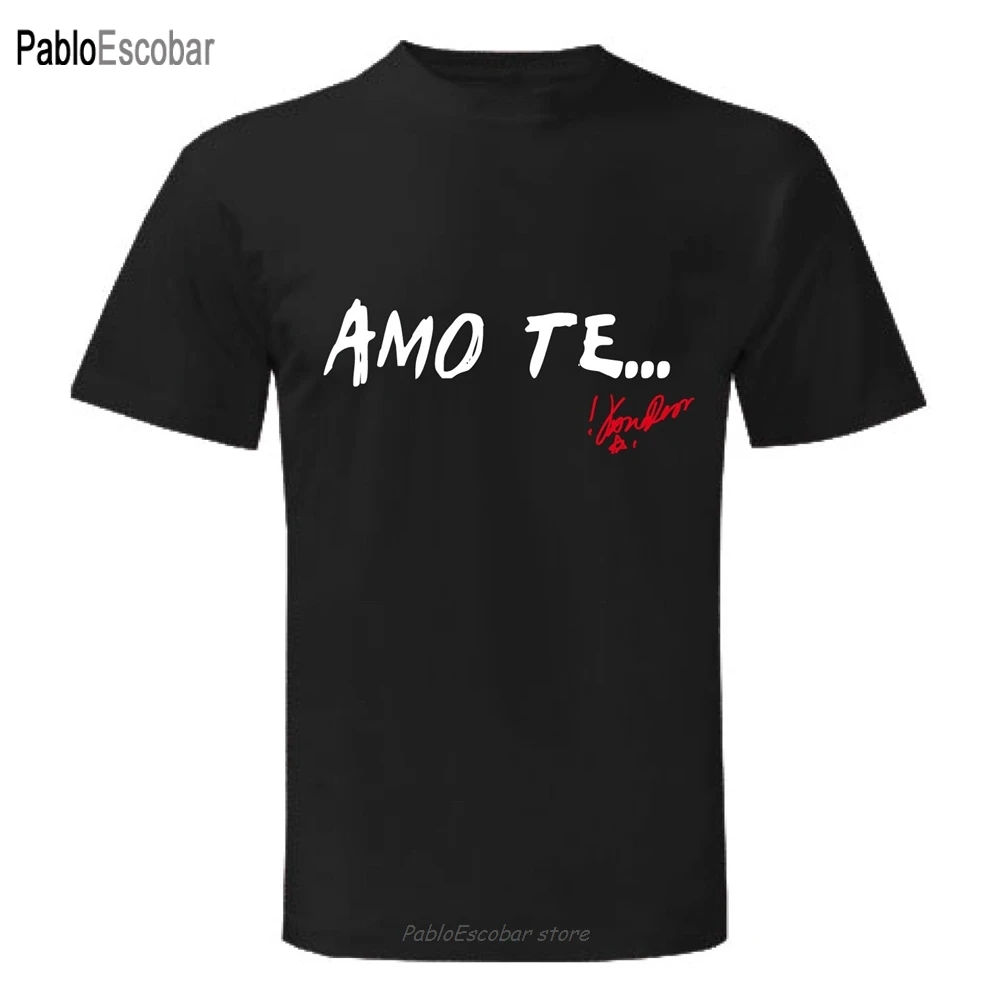 T Shirt Men vasco I love you i love you Signature Red Sally T-Shirt Mesh Man Music Tee Shirt m xl 2xl 3xl