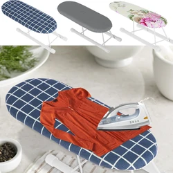 Portable Home Use Ironing Board Foldable Mini Metal Ironing Board  Heat-resistant Stain Resistant Ironing Board for Clothing