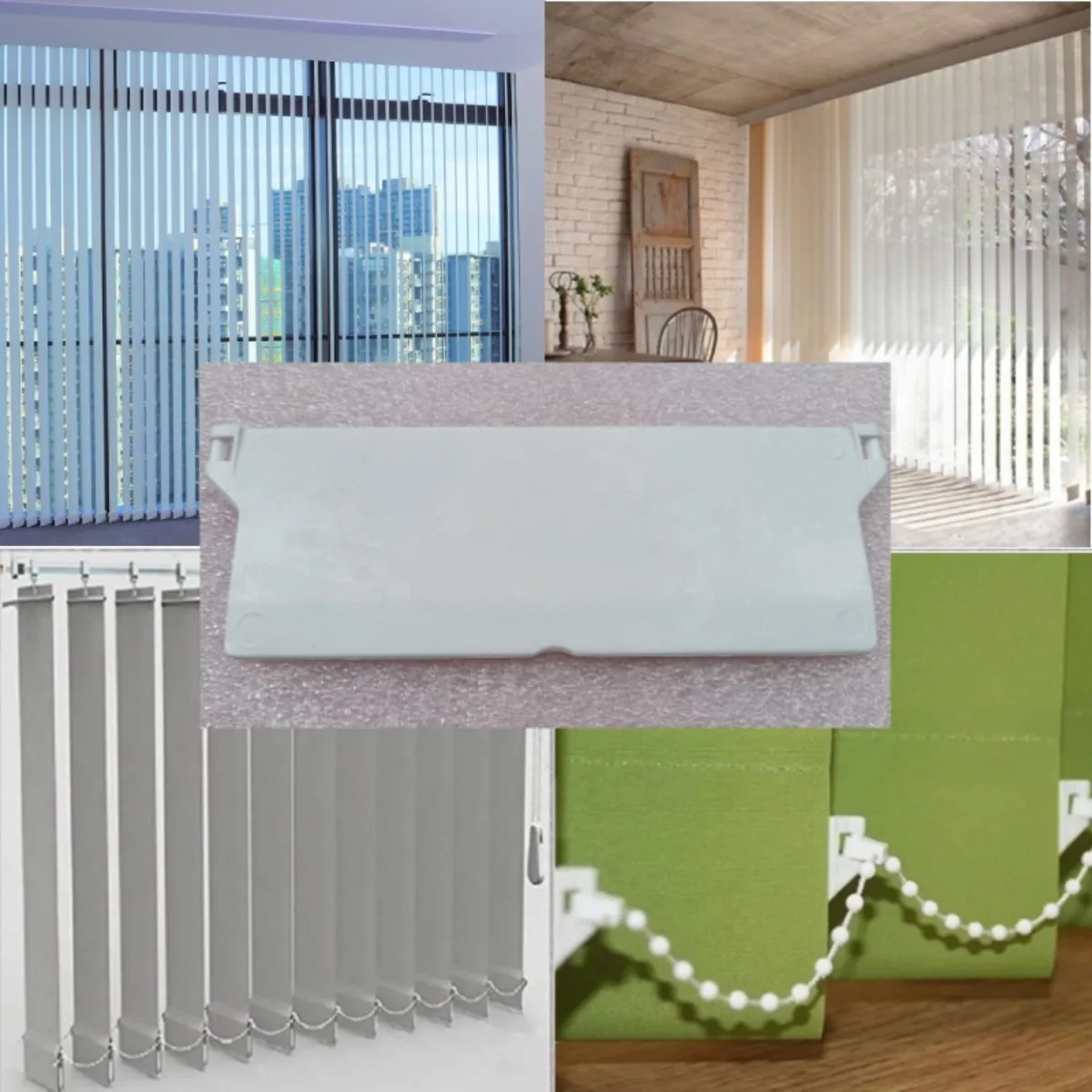 3pcs Vertical Blind Bottom Weights Replacement Spares Vertical Blind Bottom Weights Slats Accessories Suitable for 127mm Slats