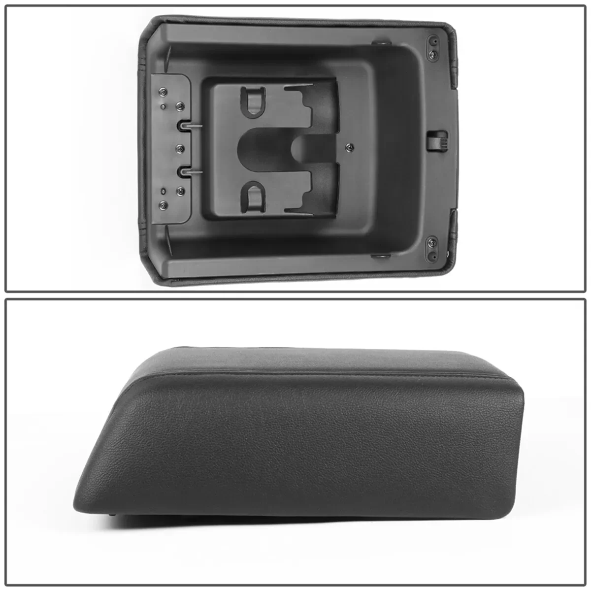 

#969T Car Center Console Armrest Lid Cover GECS-004-BK For Ford F-150 Pad B (Beige)