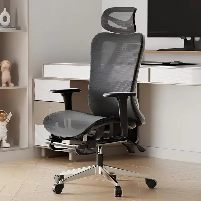 2026 Latest Ergonomic Office Chair for Long Sitting Comfort Student Computer Chair with Adjustable Backrest Lumbar Support
