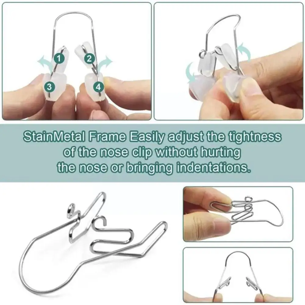 Silicone Nose Shaper Clip para Beleza, Nariz para Levantamento, Ponte Endireitando Mais Fina, Sem Ferramentas Dolorosas, Hurt, E2H8