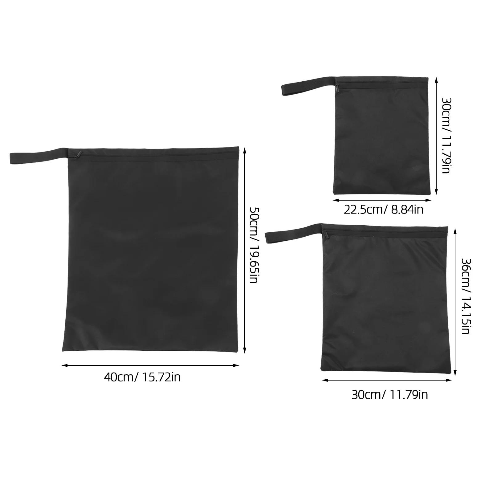 3Pcs Swimming Waterproof Bag Separate Compartment Design for Wet Dry Items Swimsuit Raincoat Gym Gear Beach Outdoor Travel Use