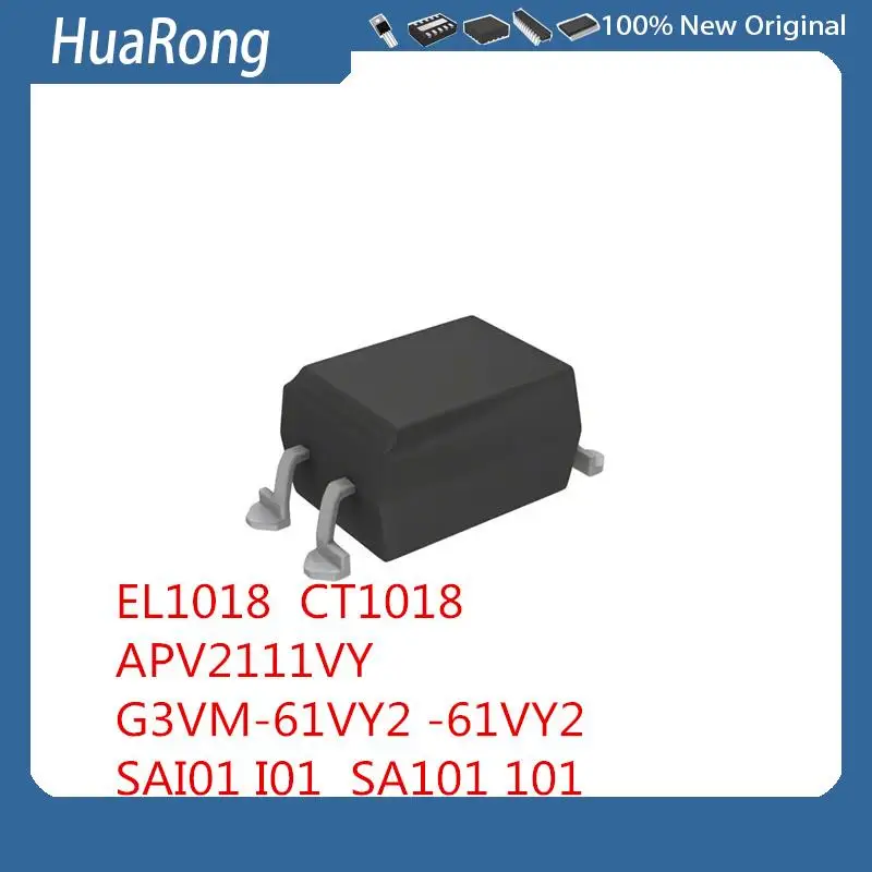 10Pcs/Lot    EL1018  CT1018 SOP4 APV2111VY  APV2111  G3VM-61VY2 -61VY2   SAI01 I01  SA101  101