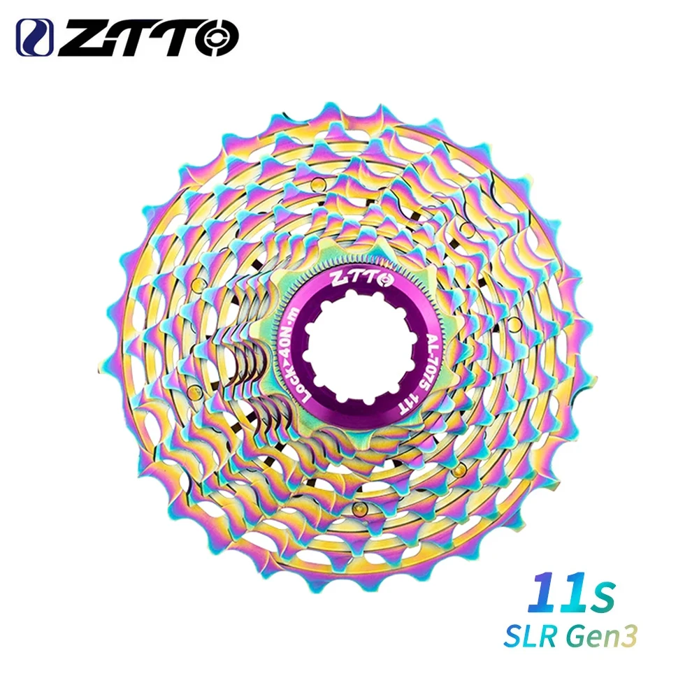 ZTTO Slr Gens 11 Speed Ultra-light Hollow Road Bike Cassette 11S 11-28T/30T 11 v 32T/34T ULT 36T HGR universal Bicycle Freewheel