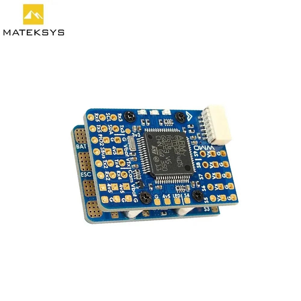 

MATEK MATEKSYS F405-WMO Flight Controller STM32F405RGT6 ICM42688P Built-in OSD Blackbox For FPV Fixed Wing Drone F405 WMN RC