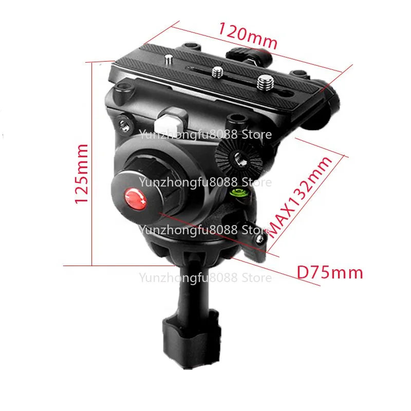 160Cm Professional Broadcast Heavy Duty Camera Tripod with Fluid Head for Camera