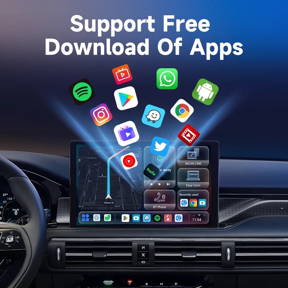 HEYINCAR-Dispositivo de tv inteligente para coche, dispositivo con Android 13, 8GB + 2024 GB, CarPlay, Ai, para Benz A, C, E, S, GLA, GLB, GLC, 128, GLE, GLS, EQB, EQC, Netflix, novedad de 300