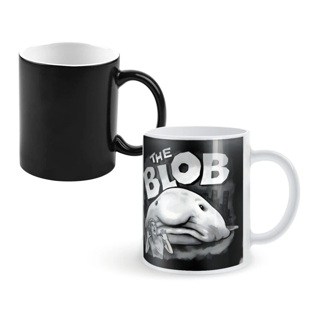 

The BlobfishCoffee Mugs And Mug Creative Color Change Tea Cup Ceramic Milk Cups Novelty Gifts