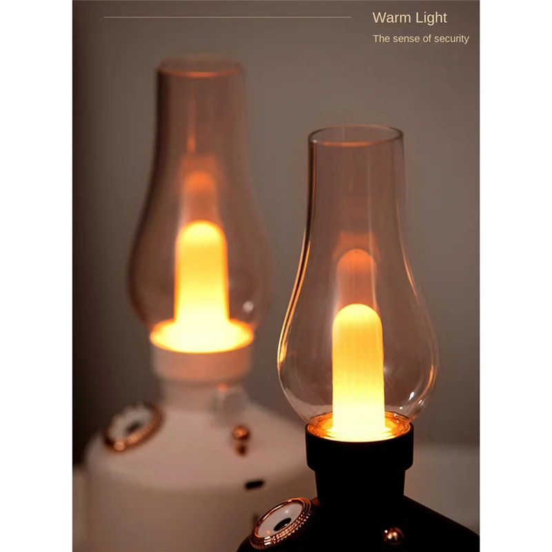 A65T-280Ml Air Purification Humidifier Rechargeable 1200Mah Water Atomizer With Colorful LED Night Light For Bedroom